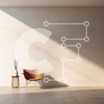 Intra Συλλεκτικό Ξύλινο Παζλ Plywood  4mm - Μινιμαλιστικό σχέδιο: Καρέκλα σε κενό δωμάτιο Σε Ξύλινο Κουτί - Διαστάσεις Puzzle: 10x10 cm – 25 κομμάτια - Image 1