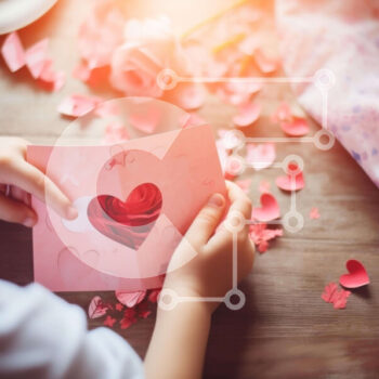 Intra Συλλεκτικό Ξύλινο Παζλ Plywood  4mm - Γιορτή του Αγίου Βαλεντίνου Σε Ξύλινο Κουτί - Διαστάσεις Puzzle: 10x10 cm – 25 κομμάτια - Image 1