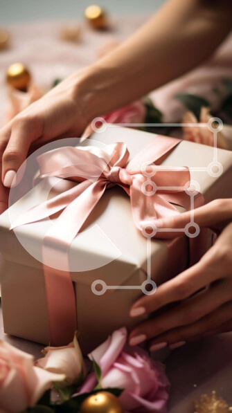 Intra Συλλεκτικό Ξύλινο Παζλ Plywood  4mm - Κομψή συσκευασία δώρου με σμαραγδένια κουτιά και ροζ κορδέλες Σε Ξύλινο Κουτί - Διαστάσεις: 10x10 cm – 25 κομμάτια