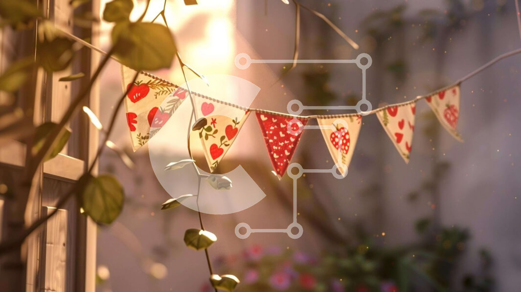 Intra Συλλεκτικό Ξύλινο Παζλ Plywood  4mm - Κούνια σε παράθυρο με κουκκίδες με φυτά Σε Ξύλινο Κουτί - Διαστάσεις Puzzle: 10x10 cm – 25 κομμάτια