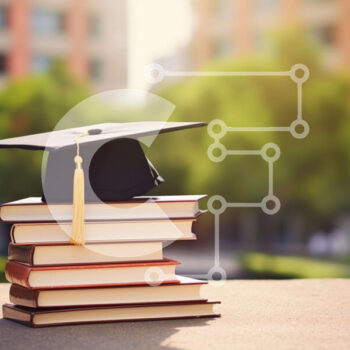 Intra Συλλεκτικό Ξύλινο Παζλ Plywood  4mm - Κούπα αποφοίτησης στα βιβλία Σε Ξύλινο Κουτί - Διαστάσεις Puzzle: 10x10 cm – 25 κομμάτια - Image 1