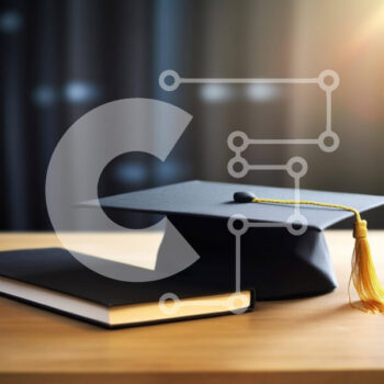 Intra Συλλεκτικό Ξύλινο Παζλ Plywood  4mm - Academic Achievement - Graduation Cap on Open Book Σε Ξύλινο Κουτί - Διαστάσεις Puzzle: 10x10 cm – 25 κομμάτια - Image 1