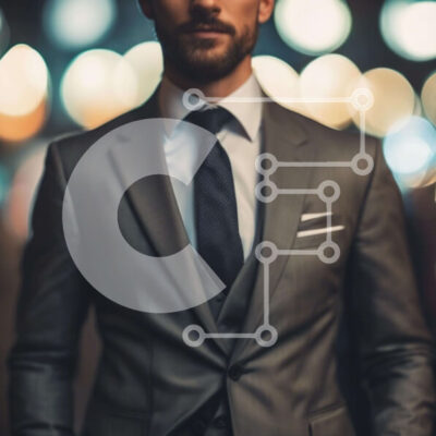 Intra Συλλεκτικό Ξύλινο Παζλ Plywood  4mm - Άνδρας με κομψό κοστούμι και γραβάτα Σε Ξύλινο Κουτί - Διαστάσεις Puzzle: 10x10 cm – 25 κομμάτια - Image 1