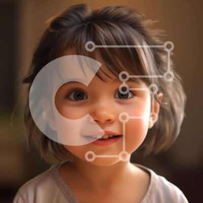 Intra Συλλεκτικό Ξύλινο Παζλ Plywood  4mm - Χαμογελώντας νεαρό κορίτσι Σε Ξύλινο Κουτί - Διαστάσεις Puzzle: 10x10 cm – 25 κομμάτια - Image 1