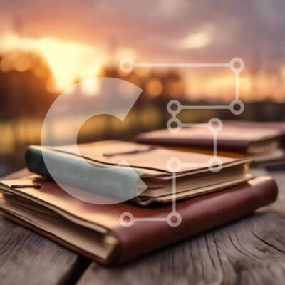 Intra Συλλεκτικό Ξύλινο Παζλ Plywood 4mm - Στοίβα από βιβλία στο ξύλινο τραπέζι με το ηλιοβασίλεμα Σε Ξύλινο Κουτί - Διαστάσεις Puzzle: 10x10 cm – 25 κομμάτια - Image 1