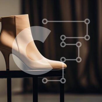 Intra Συλλεκτικό Ξύλινο Παζλ Plywood  4mm - Μπεζ ψηλοτάκουνο μποτάκι σε σιδερένιο τραπέζι Σε Ξύλινο Κουτί - Διαστάσεις Puzzle: 10x10 cm – 25 κομμάτια - Image 1