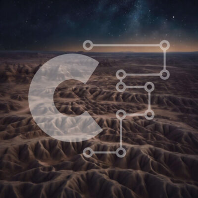 Intra Συλλεκτικό Ξύλινο Παζλ Plywood  4mm - Έναστρο τοπίο της ερήμου με αεροπλάνο Σε Ξύλινο Κουτί - Διαστάσεις: 10x10 cm – 25 κομμάτια - Image 1