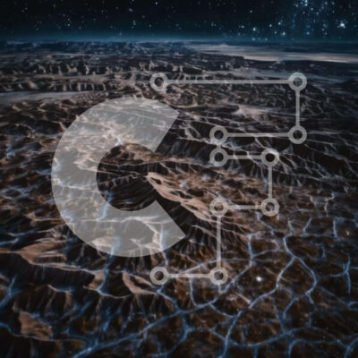 Intra Συλλεκτικό Ξύλινο Παζλ Plywood  4mm - Έρημο τοπίο με βουνά και αστέρια Σε Ξύλινο Κουτί - Διαστάσεις: 10x10 cm – 25 κομμάτια - Image 1