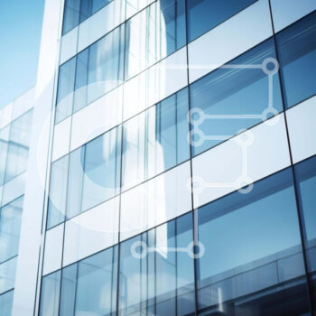 Intra Συλλεκτικό Ξύλινο Παζλ Plywood  4mm - Σύγχρονο κτίριο γραφείων με γυάλινα παράθυρα Σε Ξύλινο Κουτί - Διαστάσεις Puzzle: 10x10 cm – 25 κομμάτια - Image 1