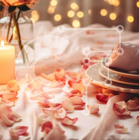 Intra Συλλεκτικό Ξύλινο Παζλ Plywood  4mm - Κομψή ρύθμιση τραπεζαρίας Σε Ξύλινο Κουτί - Διαστάσεις Puzzle: 10x10 cm – 25 κομμάτια - Image 1