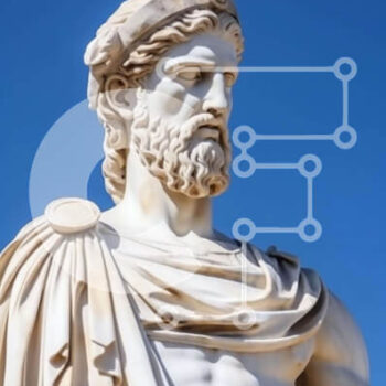 Intra Συλλεκτικό Ξύλινο Παζλ Plywood  4mm - Αρχαίο ελληνικό άγαλμα στην Αθήνα, Ελλάδα Σε Ξύλινο Κουτί - Διαστάσεις Puzzle: 10x10 cm – 25 κομμάτια - Image 1