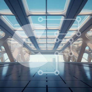 Intra Συλλεκτικό Ξύλινο Παζλ Plywood  4mm - Φουτουριστική γέφυρα με γυάλινη και μεταλλική κατασκευή Σε Ξύλινο Κουτί - Διαστάσεις Puzzle: 10x10 cm – 25 κομμάτια