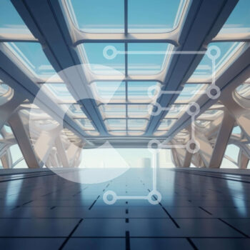 Intra Συλλεκτικό Ξύλινο Παζλ Plywood  4mm - Φουτουριστική γέφυρα με γυάλινη και μεταλλική κατασκευή Σε Ξύλινο Κουτί - Διαστάσεις Puzzle: 10x10 cm – 25 κομμάτια - Image 1