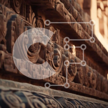 Intra Συλλεκτικό Ξύλινο Παζλ Plywood  4mm - Κοντινή όψη περίτεχνου κτηρίου με περίπλοκα γλυπτά Σε Ξύλινο Κουτί - Διαστάσεις Puzzle: 10x10 cm – 25 κομμάτια - Image 1