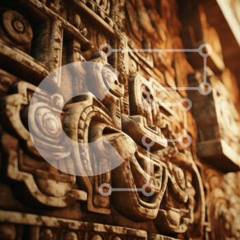 Intra Συλλεκτικό Ξύλινο Παζλ Plywood  4mm - Ιστορικός περίτεχνος τοίχος με γλυπτά Σε Ξύλινο Κουτί - Διαστάσεις Puzzle: 10x10 cm – 25 κομμάτια - Image 1