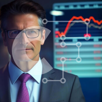 Intra Συλλεκτικό Ξύλινο Παζλ Plywood  4mm - Επιχειρηματίας που αναλύει γραφήματα και γραφήματα Σε Ξύλινο Κουτί - Διαστάσεις Puzzle: 10x10 cm – 25 κομμάτια - Image 1