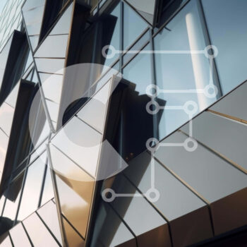 Intra Συλλεκτικό Ξύλινο Παζλ Plywood  4mm - Σύγχρονο κτήριο από γυαλί και μέταλλο Σε Ξύλινο Κουτί - Διαστάσεις Puzzle: 10x10 cm – 25 κομμάτια - Image 1