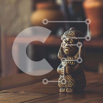 Intra Συλλεκτικό Ξύλινο Παζλ Plywood  4mm - Ξύλινο άγαλμα στην τραπεζαρία Σε Ξύλινο Κουτί - Διαστάσεις Puzzle: 10x10 cm – 25 κομμάτια - Image 1