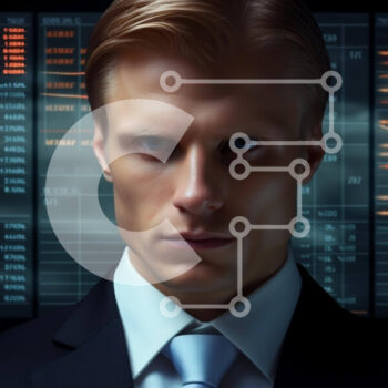 Intra Συλλεκτικό Ξύλινο Παζλ Plywood  4mm - Επιχειρηματίας με οθόνες και ρολόγια Σε Ξύλινο Κουτί - Διαστάσεις Puzzle: 10x10 cm – 25 κομμάτια - Image 1