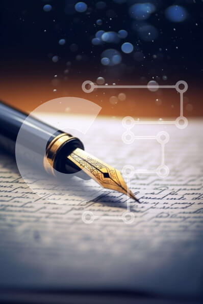 Intra Συλλεκτικό Ξύλινο Παζλ Plywood  4mm - Στυλό σε χαρτί με σταγονίδια νερού Σε Ξύλινο Κουτί - Διαστάσεις: 10x10 cm – 25 κομμάτια