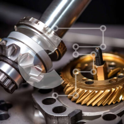 Intra Συλλεκτικό Ξύλινο Παζλ Plywood  4mm - Επισκευή Μεταλλικών Γραναζιών από Μηχανικό Σε Ξύλινο Κουτί - Διαστάσεις Puzzle: 10x10 cm – 25 κομμάτια - Image 1