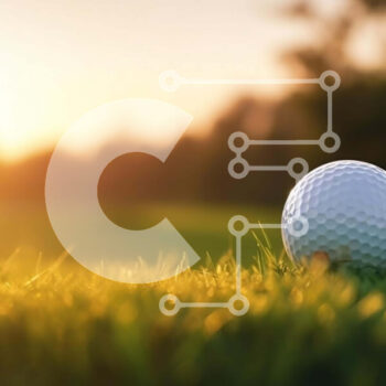 Intra Συλλεκτικό Ξύλινο Παζλ Plywood  4mm - Λευκή μπάλα του γκολφ στο γρασίδι στο ηλιοβασίλεμα Σε Ξύλινο Κουτί - Διαστάσεις Puzzle: 10x10 cm – 25 κομμάτια - Image 1