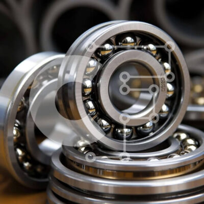 Intra Συλλεκτικό Ξύλινο Παζλ Plywood  4mm - Στοιβαγμένα ρουλεμάν Σε Ξύλινο Κουτί - Διαστάσεις: 10x10 cm – 25 κομμάτια - Image 1