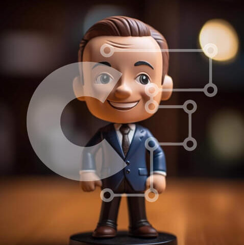 Intra Συλλεκτικό Ξύλινο Παζλ Plywood 4mm - Ειδώλιο παιχνιδιών με επαγγελματικό ένδυμα σε ξύλινο τραπέζι Σε Ξύλινο Κουτί - Διαστάσεις: 10x10 cm – 25 κομμάτια - Image 1