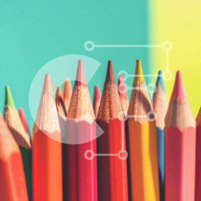 Intra Συλλεκτικό Ξύλινο Παζλ Plywood  4mm - Σύνθεση με πολύχρωμα μολύβια Σε Ξύλινο Κουτί - Διαστάσεις: 10x10 cm – 25 κομμάτια - Image 1