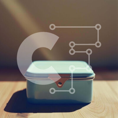 Intra Συλλεκτικό Ξύλινο Παζλ Plywood 4mm - Μικρό μπλε δοχείο σε ξύλινο τραπέζι Σε Ξύλινο Κουτί - Διαστάσεις: 10x10 cm – 25 κομμάτια - Image 1