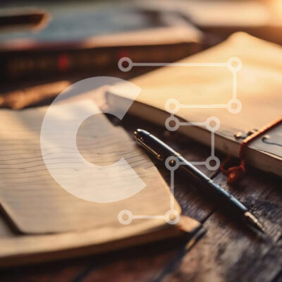 Intra Συλλεκτικό Ξύλινο Παζλ Plywood 4mm - Ανοίξτε σημειωματάριο, στυλό και βιβλίο σε ξύλινο τραπέζι με φως του ήλιου Σε Ξύλινο Κουτί - Διαστάσεις Puzzle: 10x10 cm – 25 κομμάτια - Image 1