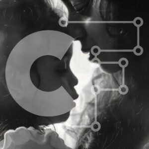 Intra Συλλεκτικό Ξύλινο Παζλ Plywood  4mm - Μητέρα και νεαρή κόρη που αγκαλιάζονται σε ένα ασπρόμαυρο πορτρέτο Σε Ξύλινο Κουτί - Διαστάσεις Puzzle: 10x10 cm – 25 κομμάτια