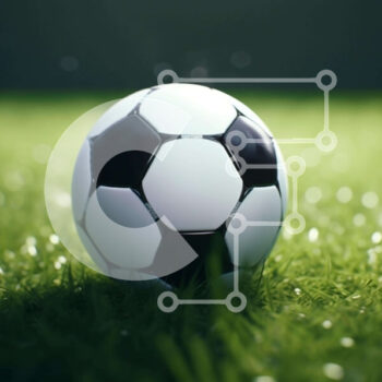 Intra Συλλεκτικό Ξύλινο Παζλ Plywood  4mm - Μπάλα ποδοσφαίρου στο πράσινο γήπεδο Σε Ξύλινο Κουτί - Διαστάσεις Puzzle: 10x10 cm – 25 κομμάτια - Image 1