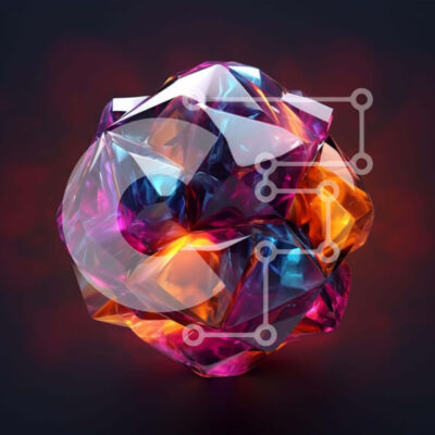 Intra Συλλεκτικό Ξύλινο Παζλ Plywood 4mm - Πολύχρωμη κρυστάλλινη μπάλα με γεωμετρικά σχήματα Σε Ξύλινο Κουτί - Διαστάσεις Puzzle: 10x10 cm – 25 κομμάτια - Image 1