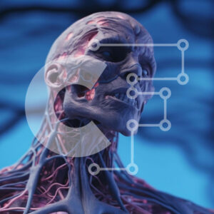 Intra Συλλεκτικό Ξύλινο Παζλ Plywood  4mm - Λεπτομερές τρισδιάστατο μοντέλο ανθρώπινου σκελετού Σε Ξύλινο Κουτί - Διαστάσεις Puzzle: 10x10 cm – 25 κομμάτια