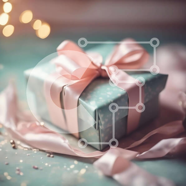 Intra Συλλεκτικό Ξύλινο Παζλ Plywood  4mm - Κομψό κουτί δώρου σε διακοσμημένο τραπέζι Σε Ξύλινο Κουτί - Διαστάσεις: 10x10 cm – 25 κομμάτια