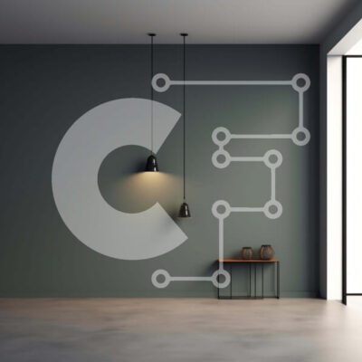 Intra Συλλεκτικό Ξύλινο Παζλ Plywood  4mm - Άδειο δωμάτιο με κρεμαστά φωτιστικά και φυτά σε γλάστρες Σε Ξύλινο Κουτί - Διαστάσεις Puzzle: 10x10 cm – 25 κομμάτια - Image 1