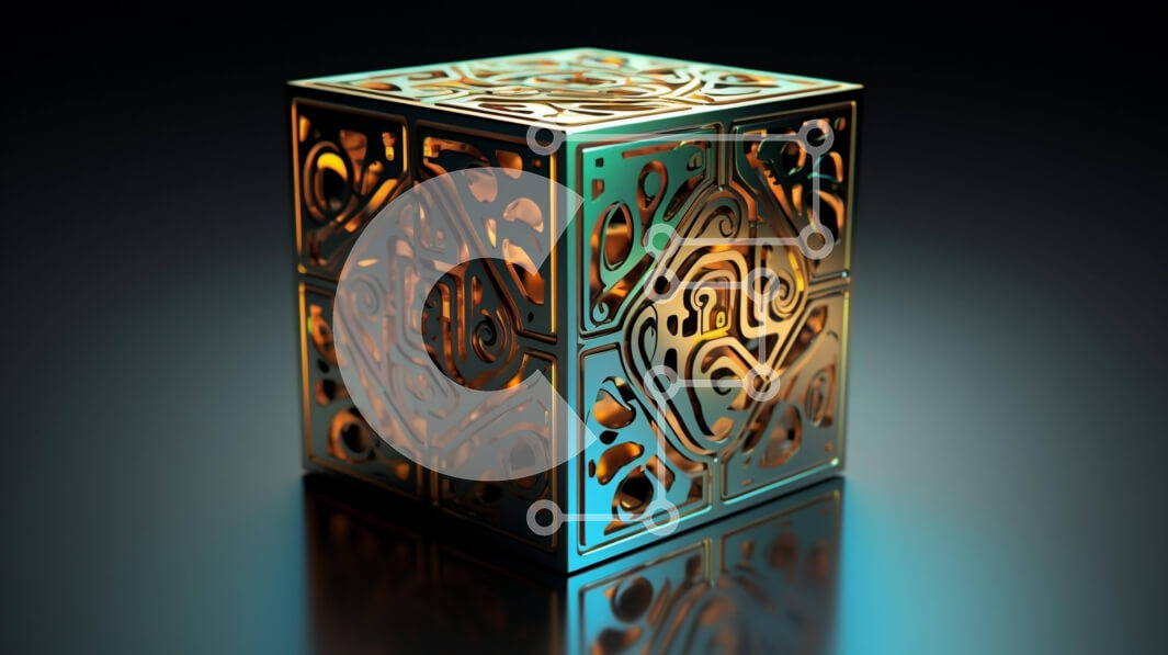 Intra Συλλεκτικό Ξύλινο Παζλ Plywood  4mm - Περίπλοκα σχεδιασμένη 3D Box Rendering Σε Ξύλινο Κουτί - Διαστάσεις: 10x10 cm – 25 κομμάτια