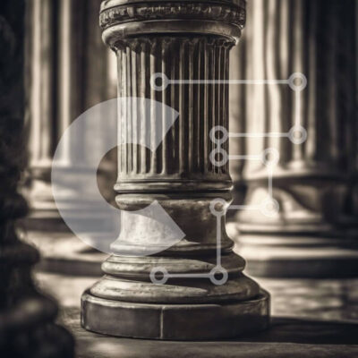 Intra Συλλεκτικό Ξύλινο Παζλ Plywood  4mm - Κοντινή όψη στηλών Σε Ξύλινο Κουτί - Διαστάσεις Puzzle: 10x10 cm – 25 κομμάτια - Image 1