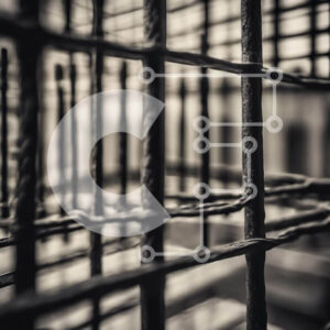 Intra Συλλεκτικό Ξύλινο Παζλ Plywood  4mm - Σιδερένιος φράχτης με καλώδια και τρύπες Σε Ξύλινο Κουτί - Διαστάσεις: 10x10 cm – 25 κομμάτια