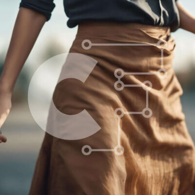 Intra Συλλεκτικό Ξύλινο Παζλ Plywood  4mm - Γυναίκα που περπατά κάτω από την οδό Σε Ξύλινο Κουτί - Διαστάσεις Puzzle: 10x10 cm – 25 κομμάτια - Image 1