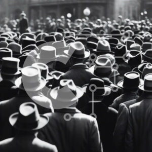 Intra Συλλεκτικό Ξύλινο Παζλ Plywood  4mm - Ομάδα ανδρών και γυναικών με επαγγελματικά ενδύματα Σε Ξύλινο Κουτί - Διαστάσεις Puzzle: 10x10 cm – 25 κομμάτια