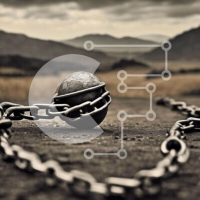 Intra Συλλεκτικό Ξύλινο Παζλ Plywood  4mm - Αντικείμενο αλυσοδεμένης μπάλας Σε Ξύλινο Κουτί - Διαστάσεις: 10x10 cm – 25 κομμάτια - Image 1