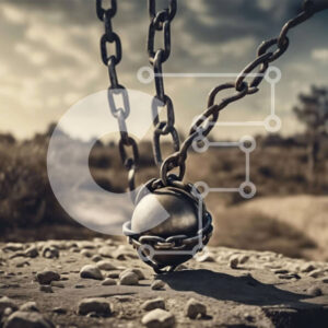 Intra Συλλεκτικό Ξύλινο Παζλ Plywood  4mm - Σιδερένια Μπάλα στην Αλυσίδα Σε Ξύλινο Κουτί - Διαστάσεις: 10x10 cm – 25 κομμάτια