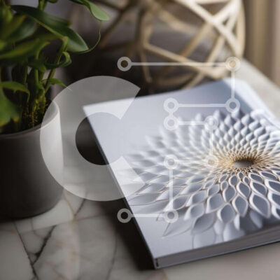 Intra Συλλεκτικό Ξύλινο Παζλ Plywood  4mm - Δημιουργικός χώρος εργασίας με ανοιχτό βιβλίο και διακοσμητικά στοιχεία Σε Ξύλινο Κουτί - Διαστάσεις Puzzle: 10x10 cm – 25 κομμάτια - Image 1