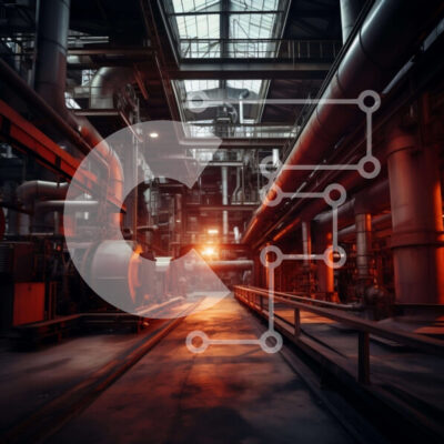 Intra Συλλεκτικό Ξύλινο Παζλ Plywood  4mm - Σκοτεινός βιομηχανικός χώρος με ανθρώπους και εξοπλισμό Σε Ξύλινο Κουτί - Διαστάσεις Puzzle: 10x10 cm – 25 κομμάτια - Image 1