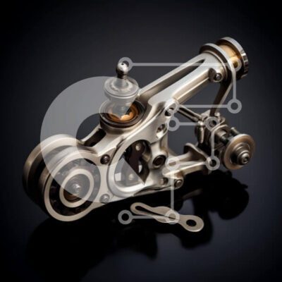 Intra Συλλεκτικό Ξύλινο Παζλ Plywood 4mm - Βιομηχανική Μεταλλική Συσκευή Σε Ξύλινο Κουτί - Διαστάσεις Puzzle: 10x10 cm – 25 κομμάτια - Image 1