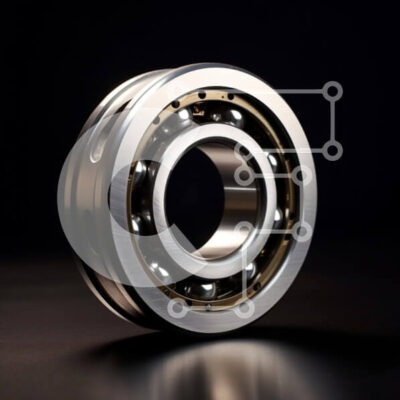 Intra Συλλεκτικό Ξύλινο Παζλ Plywood  4mm - Ρουλεμάν από ανοξείδωτο χάλυβα με μεταλλικούς δακτυλίους Σε Ξύλινο Κουτί - Διαστάσεις: 10x10 cm – 25 κομμάτια - Image 1