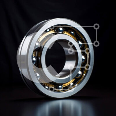 Intra Συλλεκτικό Ξύλινο Παζλ Plywood 4mm - Βιομηχανικό ρουλεμάν από ανοξείδωτο χάλυβα Σε Ξύλινο Κουτί - Διαστάσεις Puzzle: 10x10 cm – 25 κομμάτια - Image 1