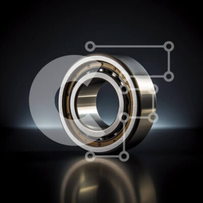 Intra Συλλεκτικό Ξύλινο Παζλ Plywood 4mm - Ρουλεμάν από ανοξείδωτο χάλυβα σε μαύρο φόντο Σε Ξύλινο Κουτί - Διαστάσεις Puzzle: 10x10 cm – 25 κομμάτια - Image 1